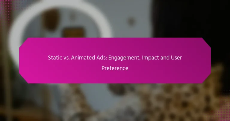 Static vs. Animated Oglasi: Angažman, Utjecaj i Preferencije Korisnika